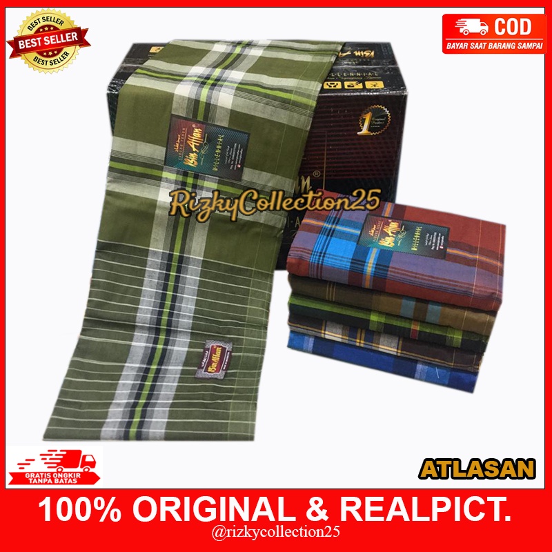 BISA COD SARUNG BIN AFFAN MOTIF ATLASAN/ SARUNG DEWASA MOTIF BIN AFFAN SALUR/ SARUNG MOTIF TERMURAH/