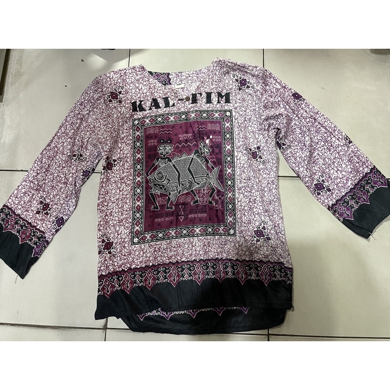 baju Kaltim dayak lengan panjang