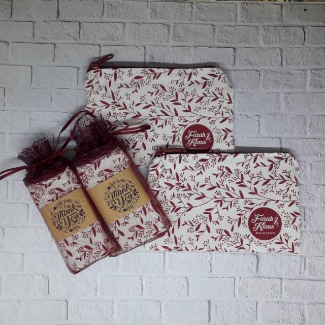 POUCH SOUVENIR BLACU PACKING TILE