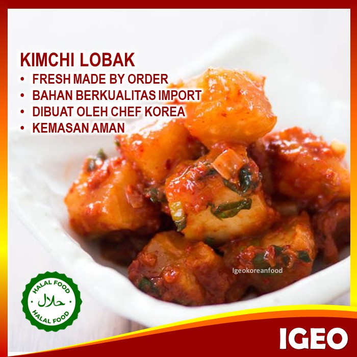 

Kimchi Lobak 1kg Halal Fresh Enak Makanan0 Siap Saji Korea Enak Lezat
