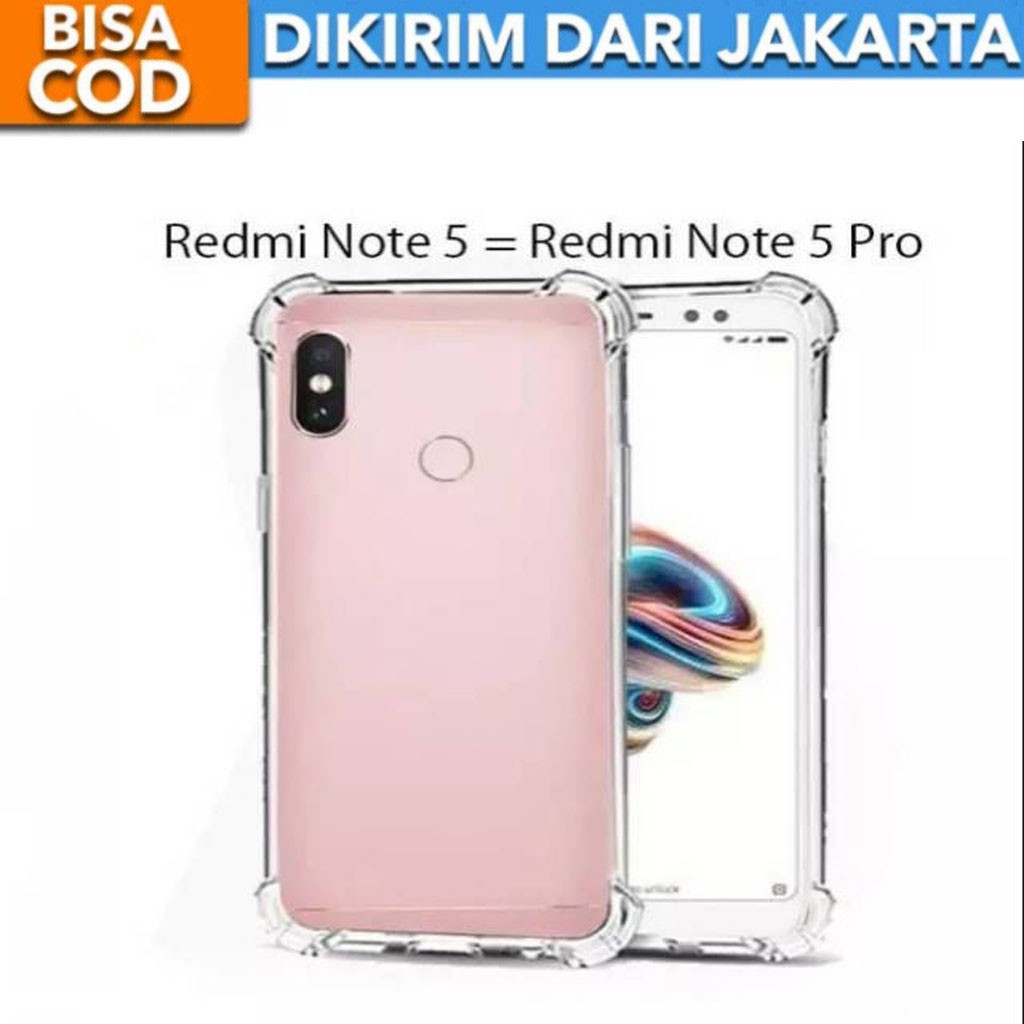 Casing Xiaomi Redmi Note 5 / Redmi Note 5 Pro Anti crack SoftCase