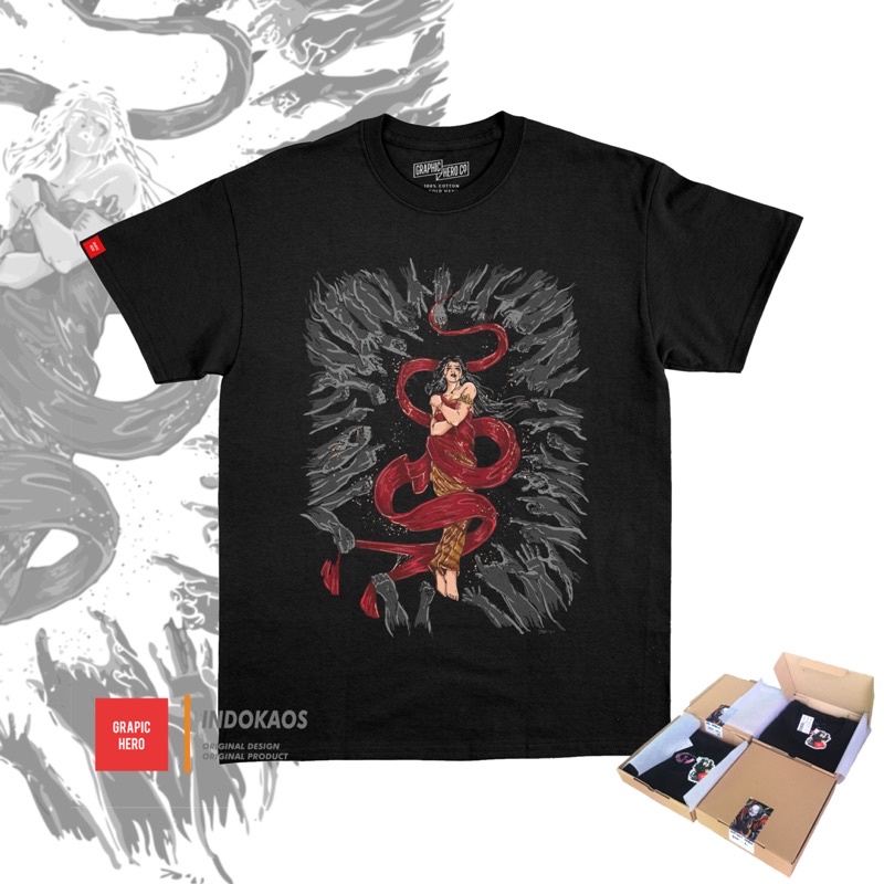 KAOS WAYANG JAWA DRUPADI CULTURE BUDAYA INDONESIA ORIGINAL GRAPHIC HERO