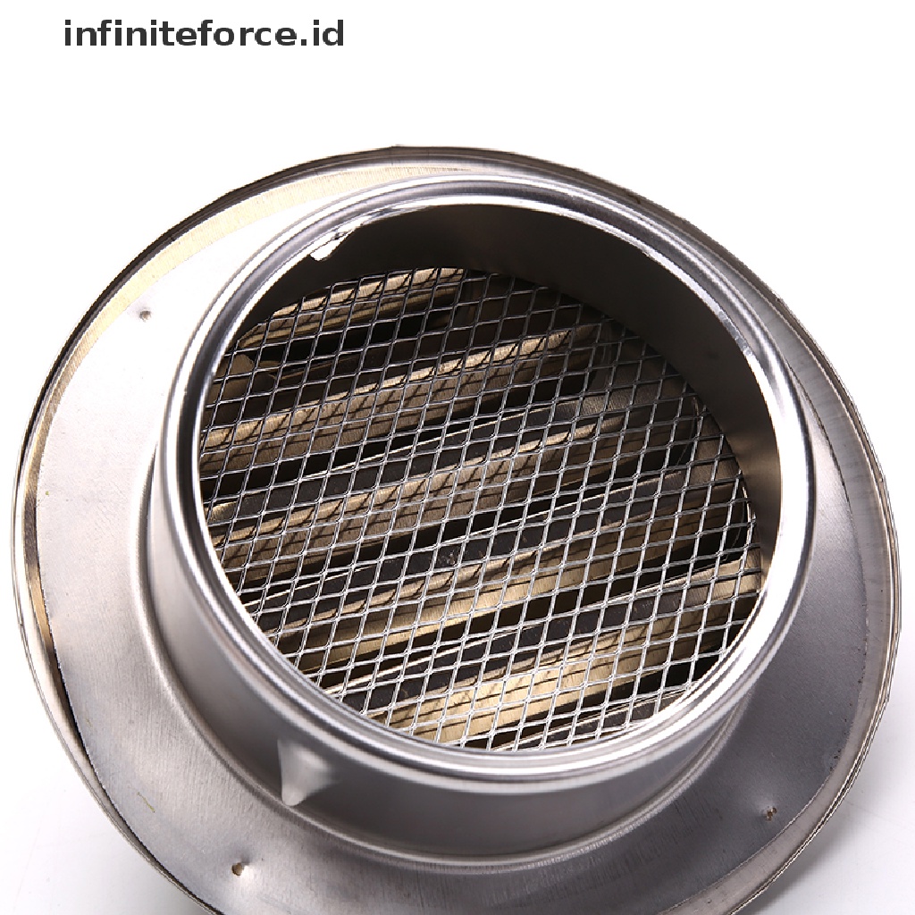 1 Pc Ventilasi Udara Bahan Stainless Steel Untuk Dinding Langit-Langit