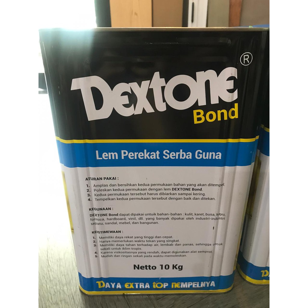 

Lem Dextone 10KG / Lem Kuning Vinyl Roll / Lem Perekat Lantai Vinyl / Lem Dextone Serbaguna SF6
