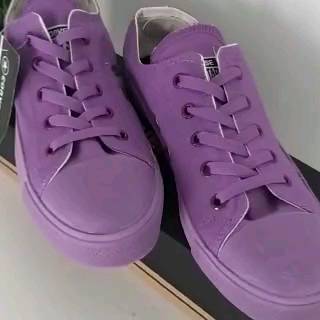 TERBARU Sepatu  Converse  All Star Violet Full Ungu  Box 