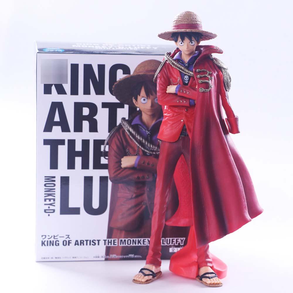 [Elegan] Luffy Figure Anime PVC The Ultimate King Dekorasi Desktop Anniversary 20th Model Anime Angka Mainan