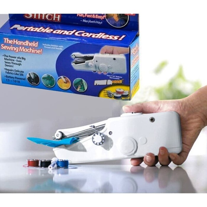 MESIN JAHIT PORTABLE / MESIN JAHIT TANGAN MINI PRAKTIS