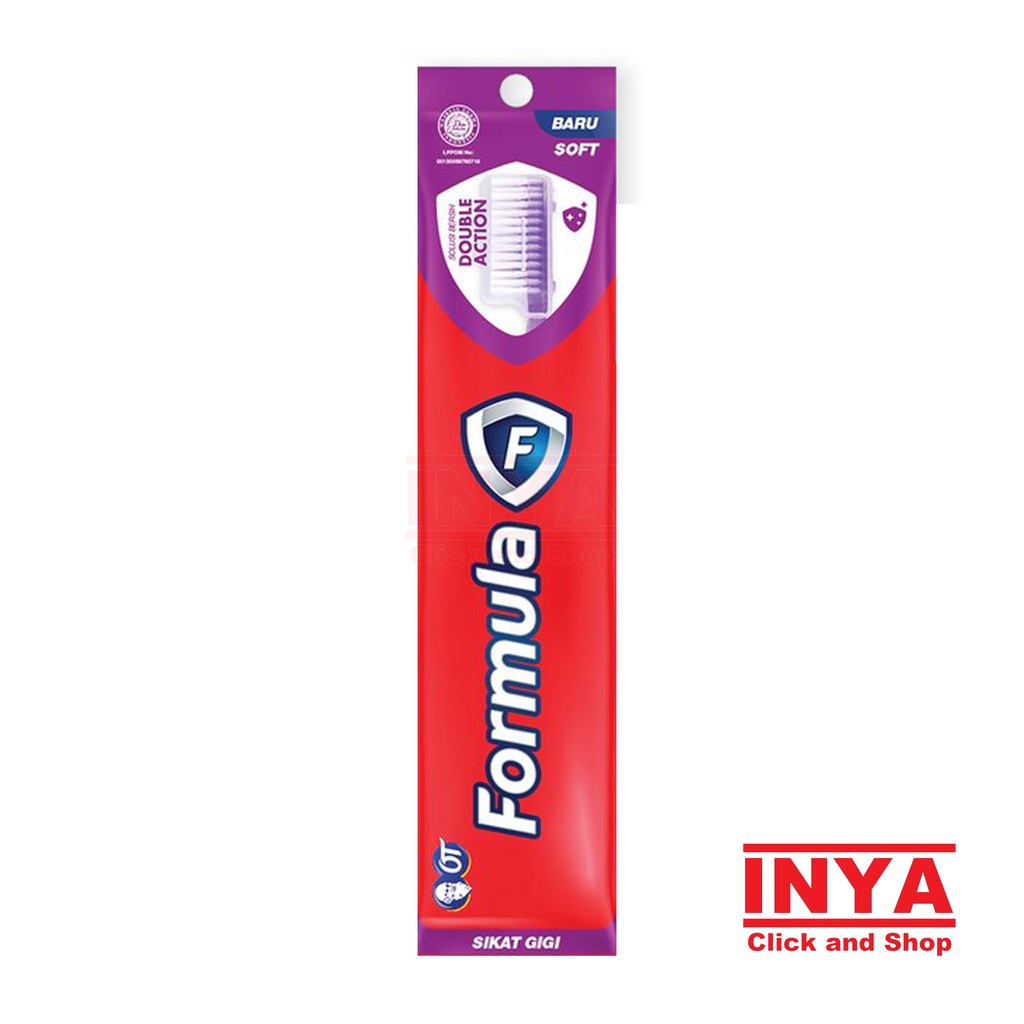 SIKAT GIGI FORMULA DOUBLE ACTION SOFT TOOTHBRUSH