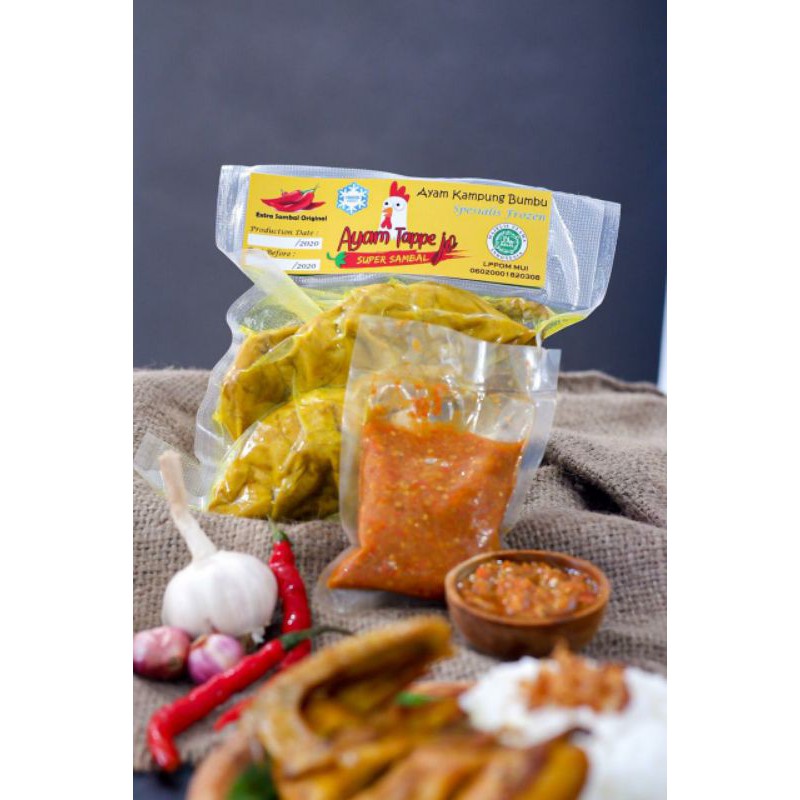 

[Tappe Jo Frozen Food] Ayam Kampung Bumbu isi 4 ptg