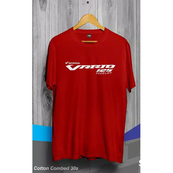 kaos distro motor vario 125 facelift / kaos baju motor honda vario 125