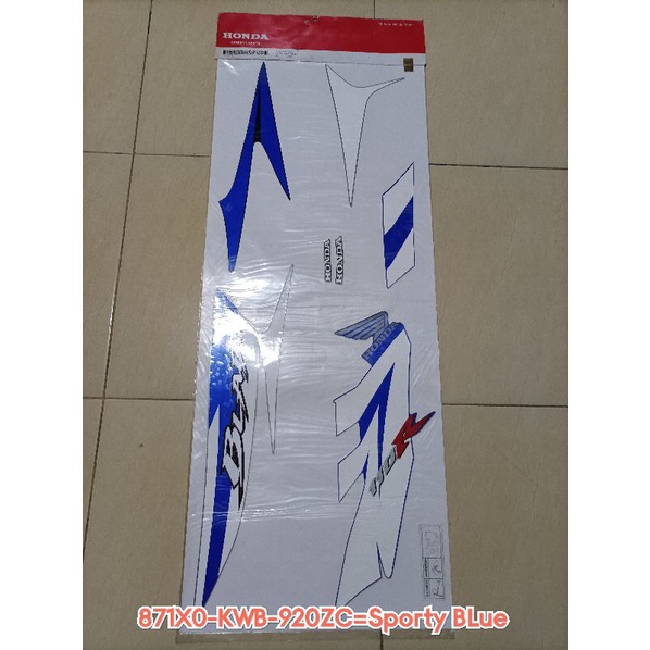 STRIPING HONDA BLADE 871X0-KWB-920ZC/SPORTY BLUE