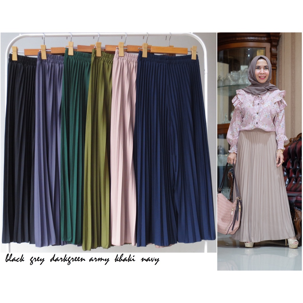 R2-174 rok plisket replica zaskia_shireen_sungkar -  allsize fit XL - LP max 90-96cm P 90cm