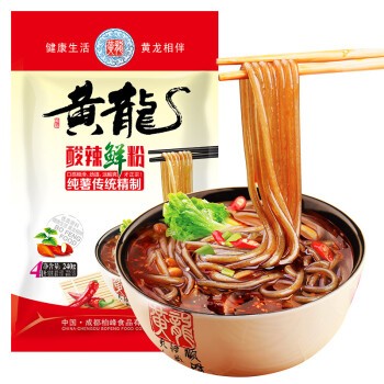 

黄龙 Huang Long Mie Ubi Asam Pedas Instant - Suan La Xian Fen