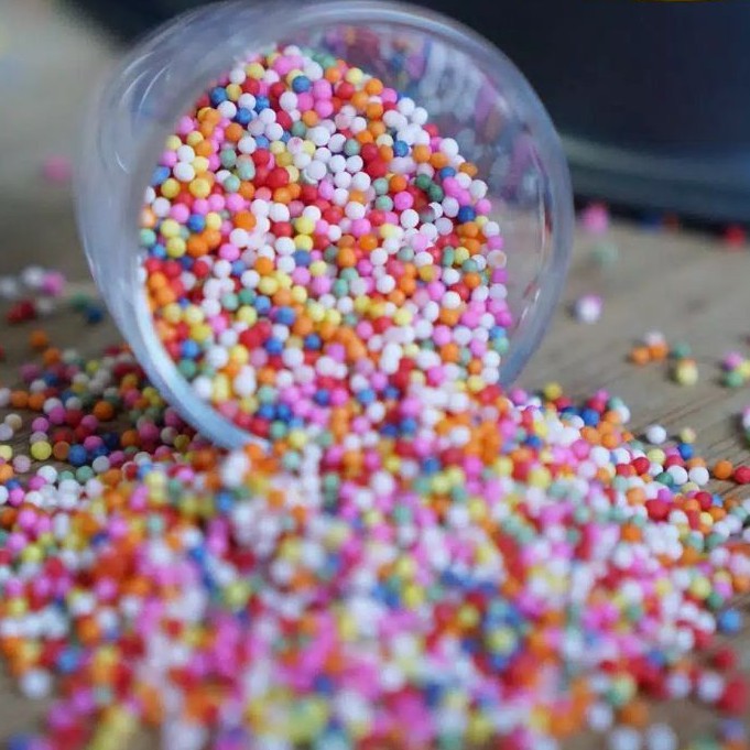 

sprinkle confeti gula trimit taburan sprinkle warna mix 100 gram