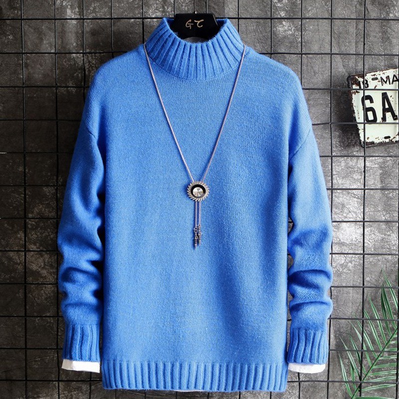  Sweater  Lengan Panjang Kerah Turtleneck Warna Putih Untuk  