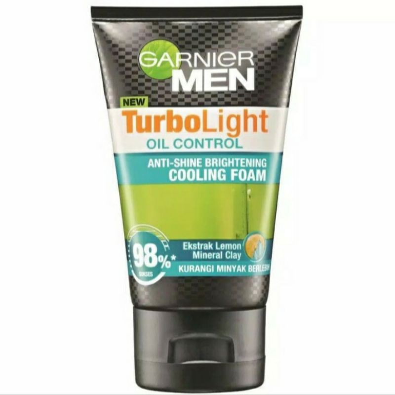 Garnier Men Turbo Light Cool Oil Control Cooling Foam 100ml