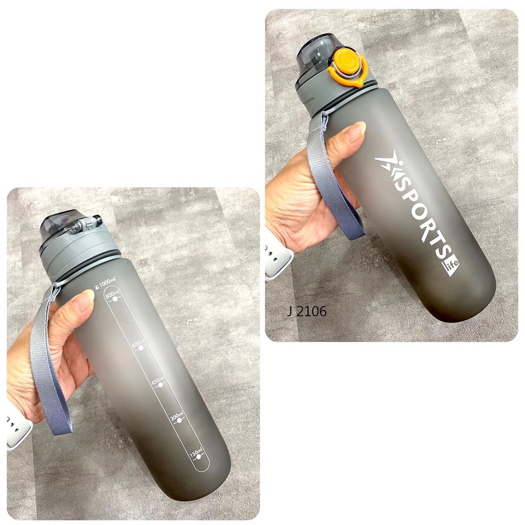 BOTOL MINUM GRADASI SPORT REMINDER BOTTLE IMPORT J 2106