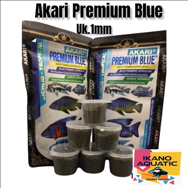 Pakan Ikan Predator Akari Premium repack 12 gr