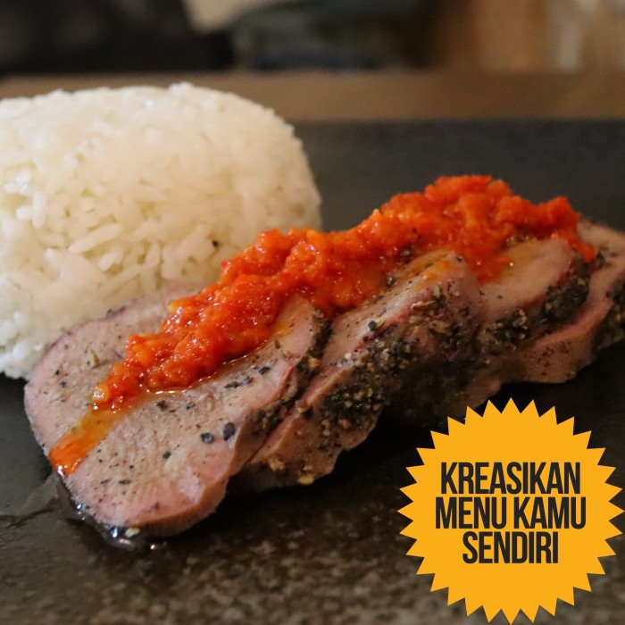 

Lidah Sapi Asap Sambal Bawang 200gram