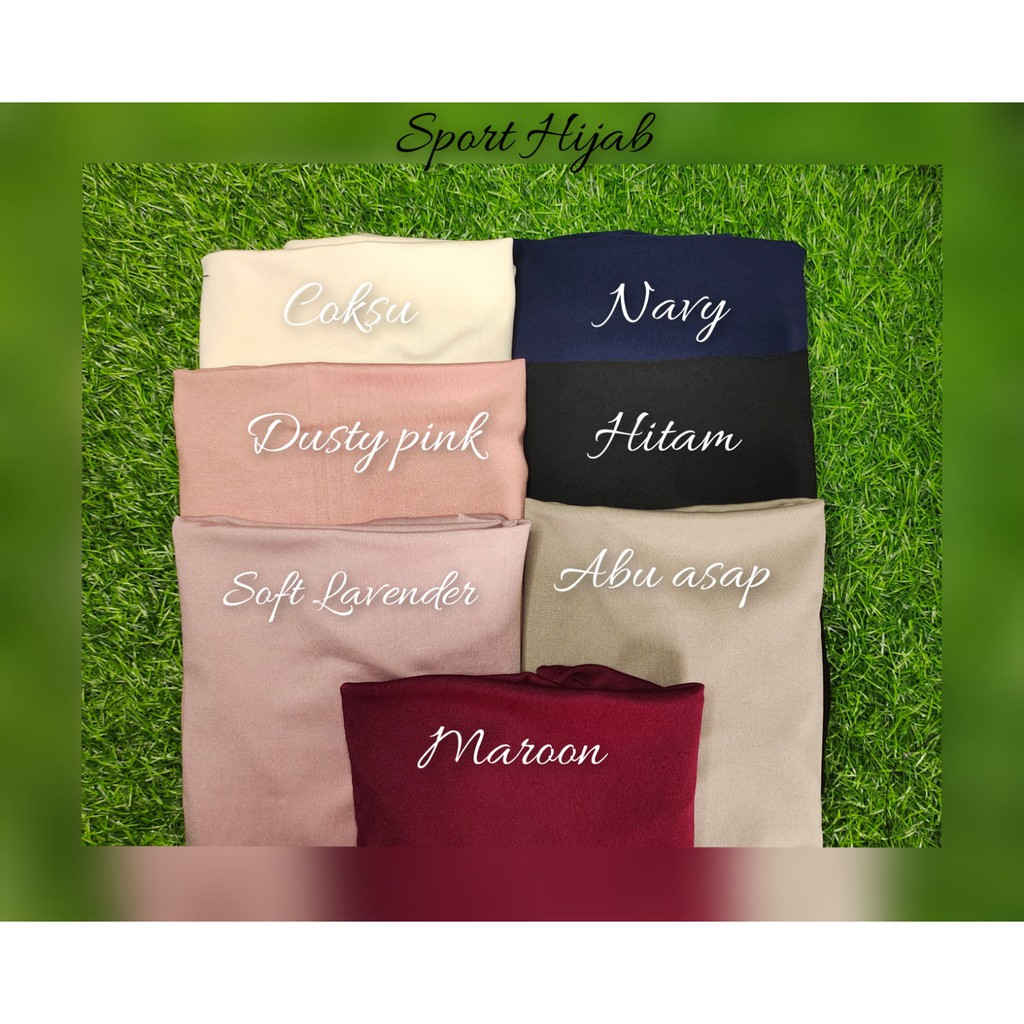 Hijab Sport Instan Pad Jersey-2