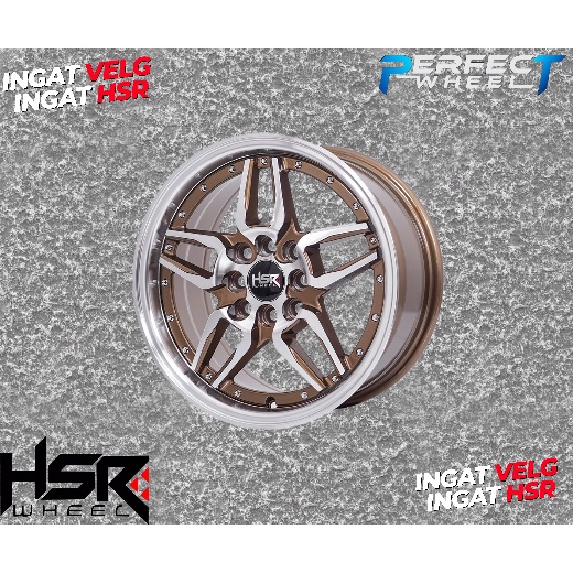 VELG HSR ELEGANT LOOK RING 15 HSR HITODE LEBAR 7 OFFSET 40 IGNIS AGYA AYLA AGYA MIRAGE