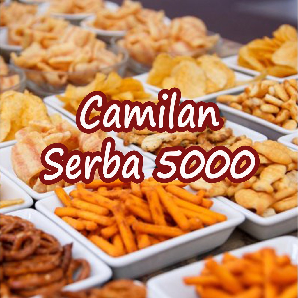 

Serba 5000 Camilan Lengkap Snack Pedas Manis Gurih Cemilan Kiloan Makanan Ringan Basreng Keripik Pisang Kerupuk Seblak