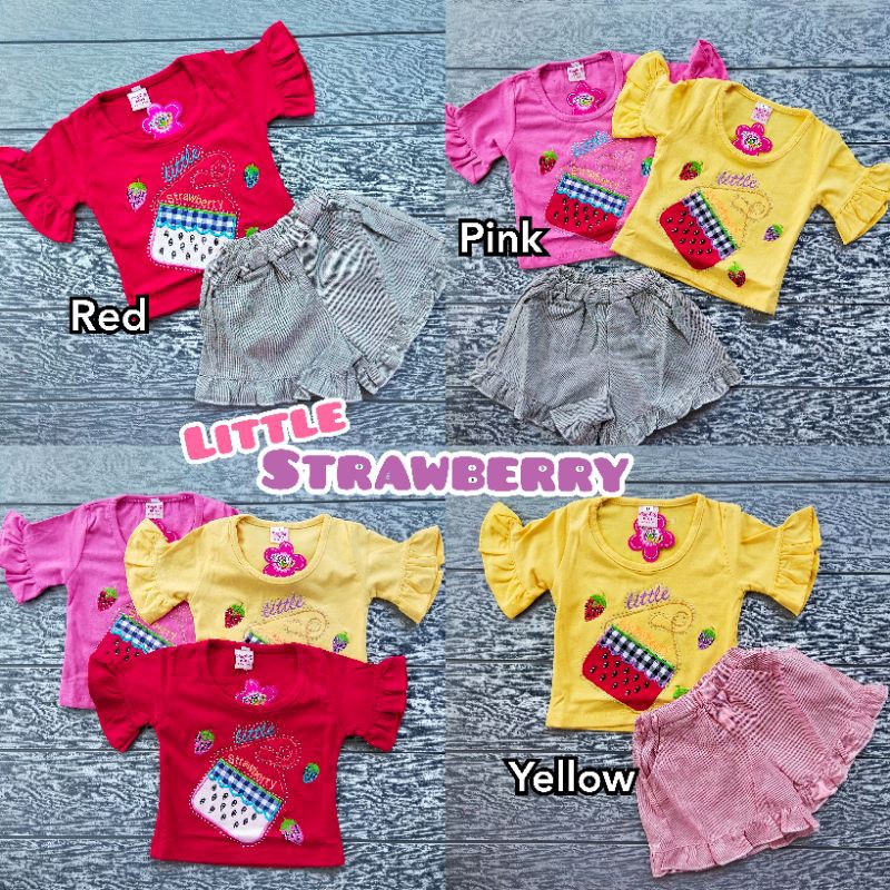 COD Setelan usia 6-12 bulan baju anak perempuan / girl / cewek / kado murah lucu