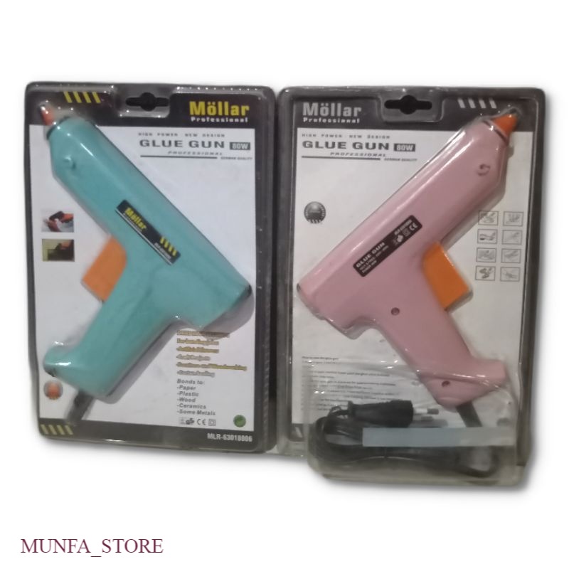 

Glue Gun MOLLAR - 80Watt (80W) Besar / Alat Lem Tembak