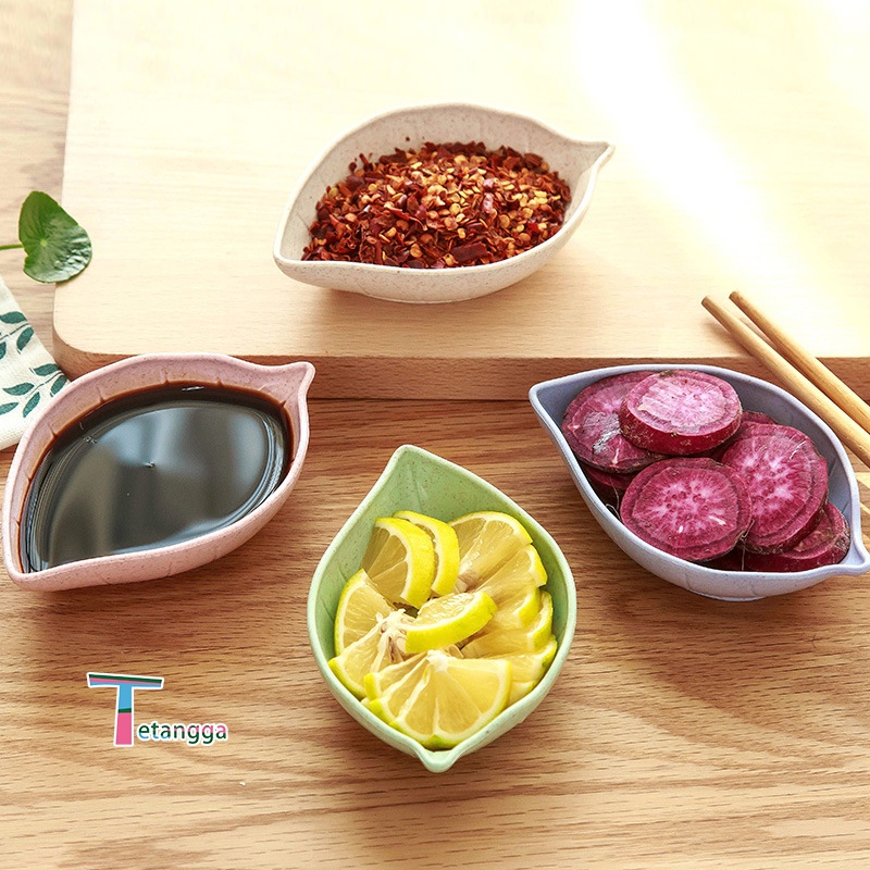 PIRING SAUS MANGKOK DAUN TEMPAT SAMBAL KECAP IMPOR HIGH TEMPAT SAMBAL KECAP