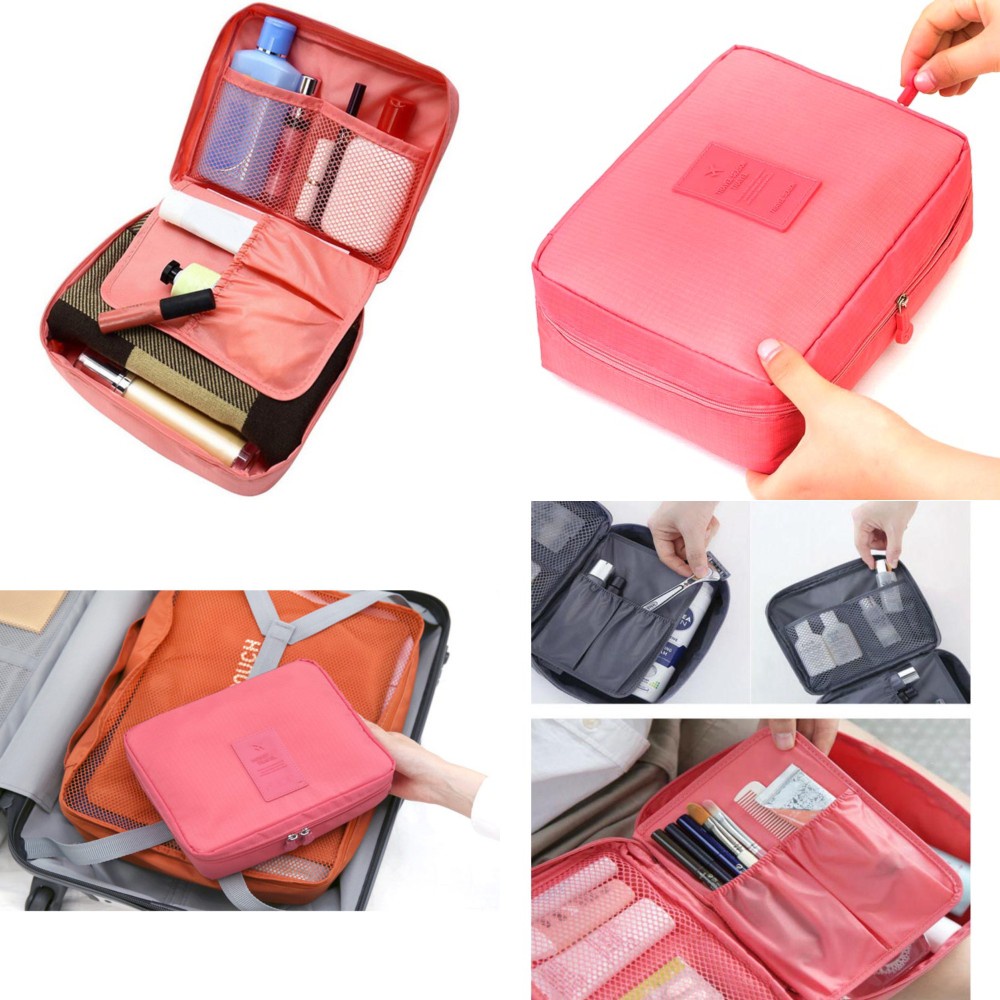Tas Dompet Kosmetik Peralatan Mandi Travel Organizer Pouch Bag Storage - Trafel Taz Toiletry Make Up