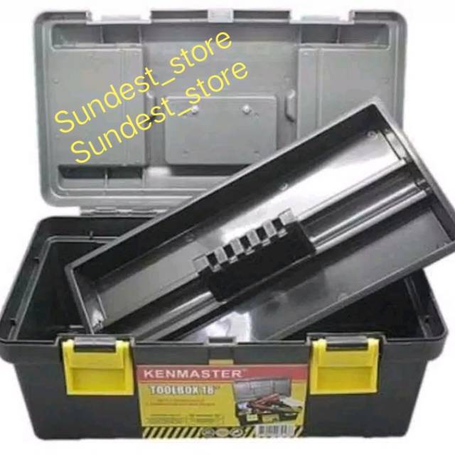 Toolbox Kenmaster 18 inch/Tempat Perkakas/Tempat Peralatan Kerja