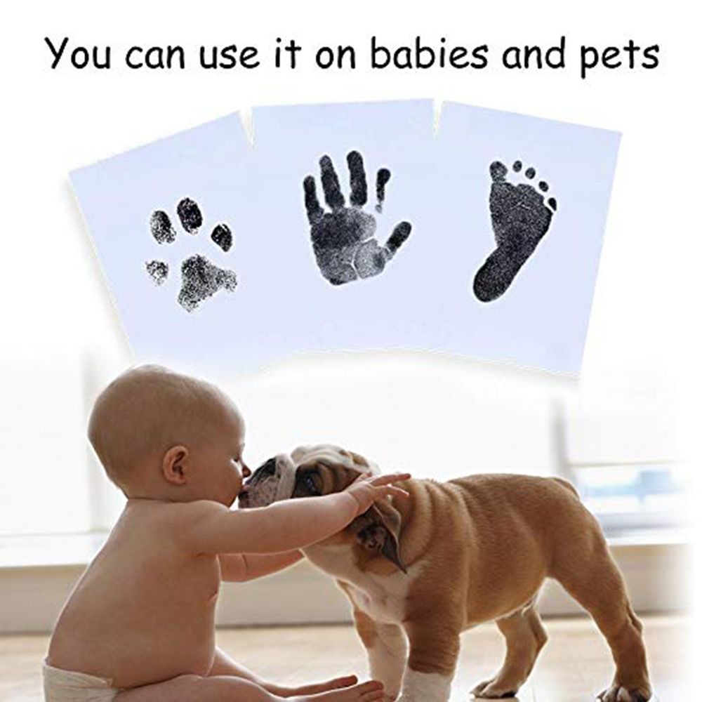 POPULAR Newborn Pad Toys Hand and Foot Print Footprint Imprint Non-Toxic Photo Frame Ornaments DIY Handprint Baby Care Baby Souvenirs Printing Oil