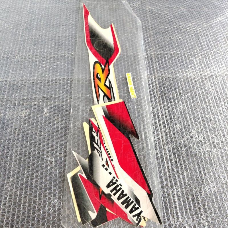 striping f1zr sporty 2001 merah putih