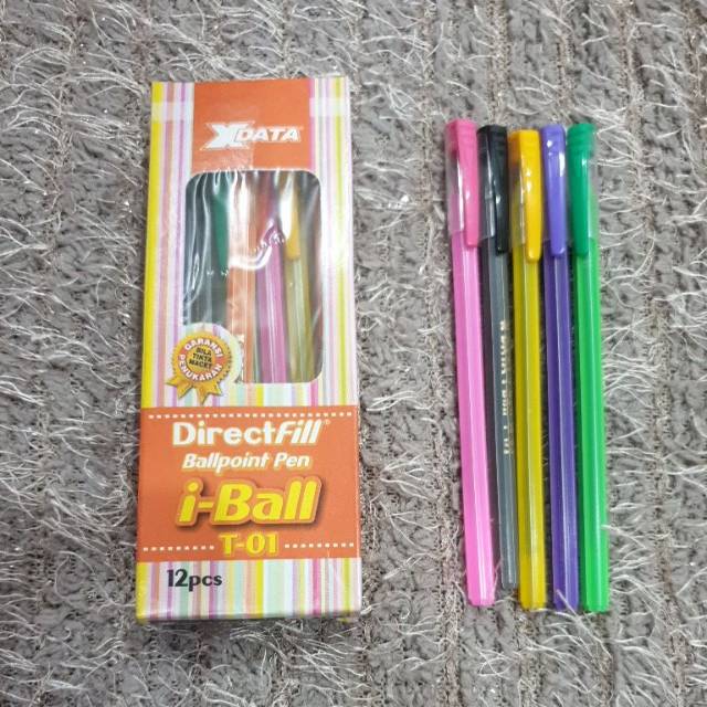 

Bolpen Xdata iball T01 isi 12pcs