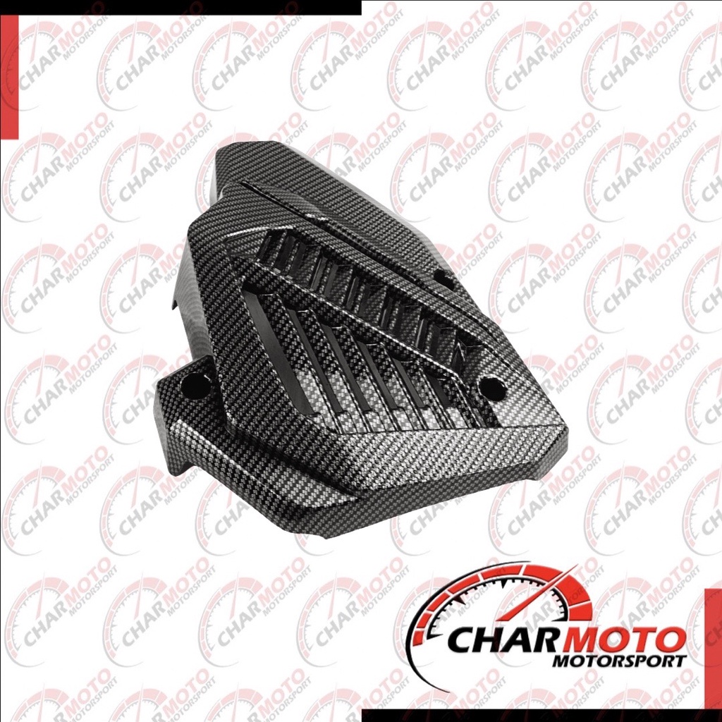 Cover Tutup Radiator Honda Vario 150 New Karbon Carbon Nemo Original PNP - Charmoto