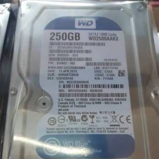 Harddisk WD Blue 250GB Internal PC