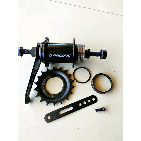 HUB TERPEDO REM BMX/FIXIE HOLE 36 PACIFIC 18T HITAM