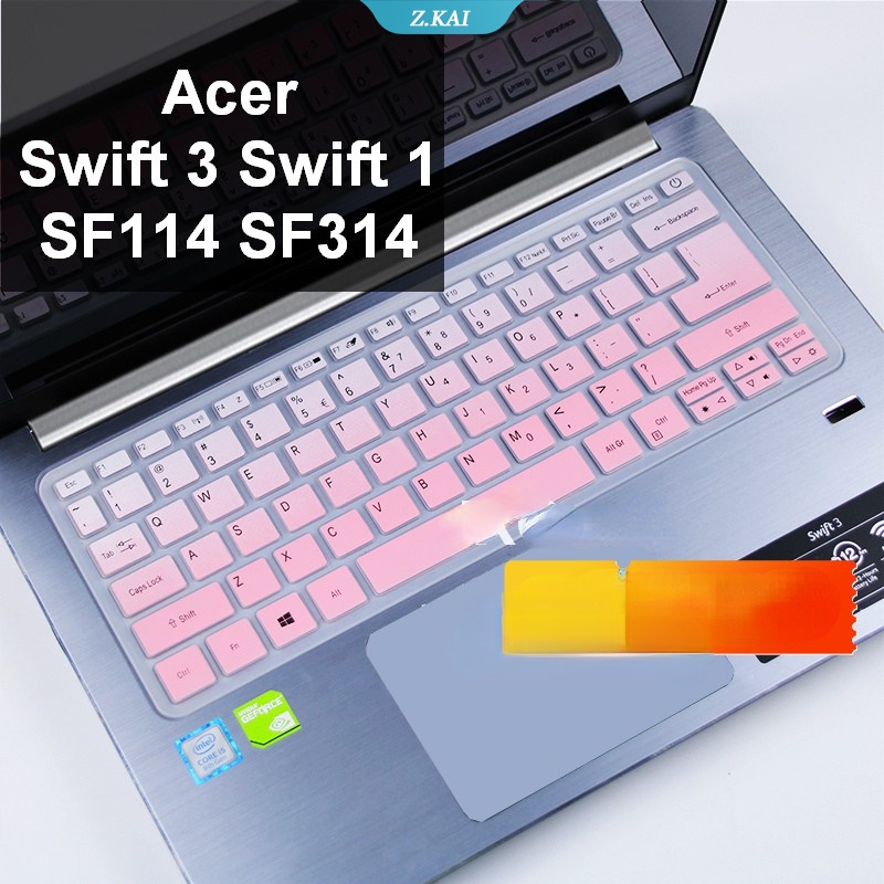 Skin Silikon Cover Pelindung Keyboard Laptop 14 &quot;Untuk Acer Swift 1 Swift 3 SF113 SF114 Spin 3 SP314 Spin 513 TR50