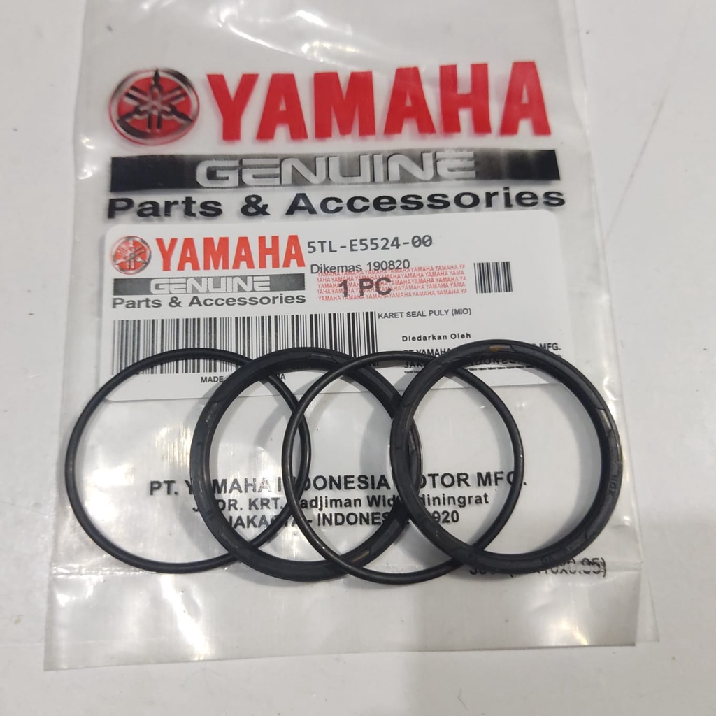 Karet Seal Sil As Pully Puli Pulley Yamaha Mio Fino Karbu Lama