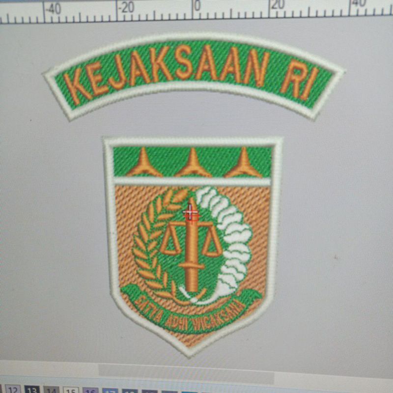 Patch Bordir Logo Kejaksaan RI