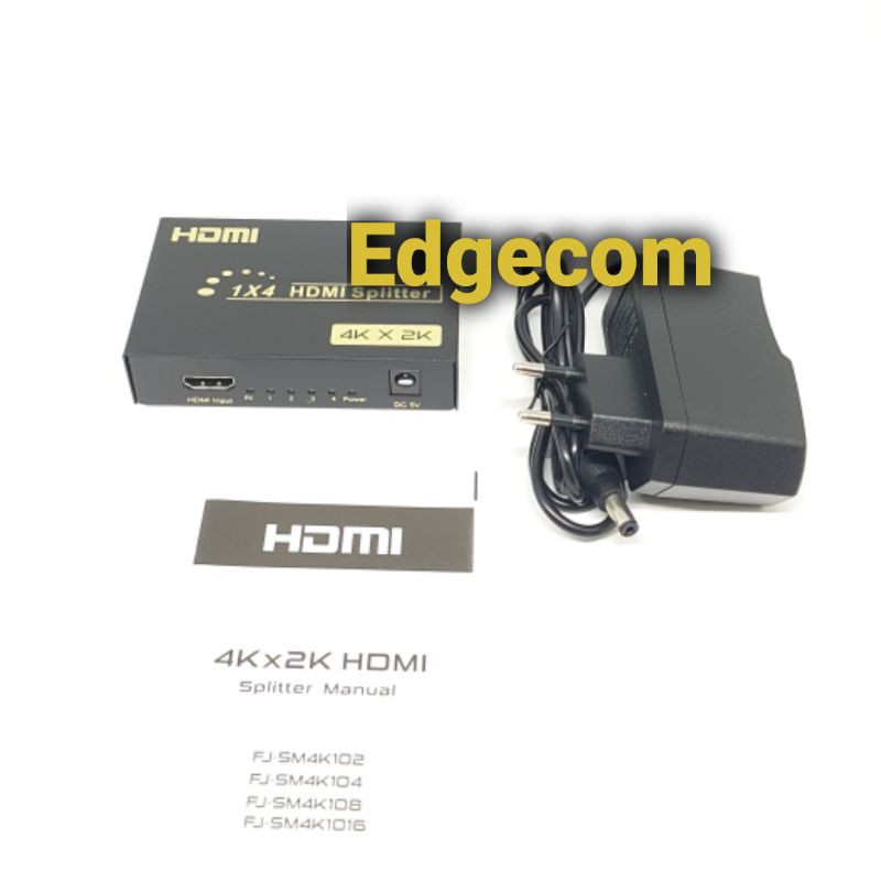 HDMI Splitter 4 Port 4Kx2K 3D