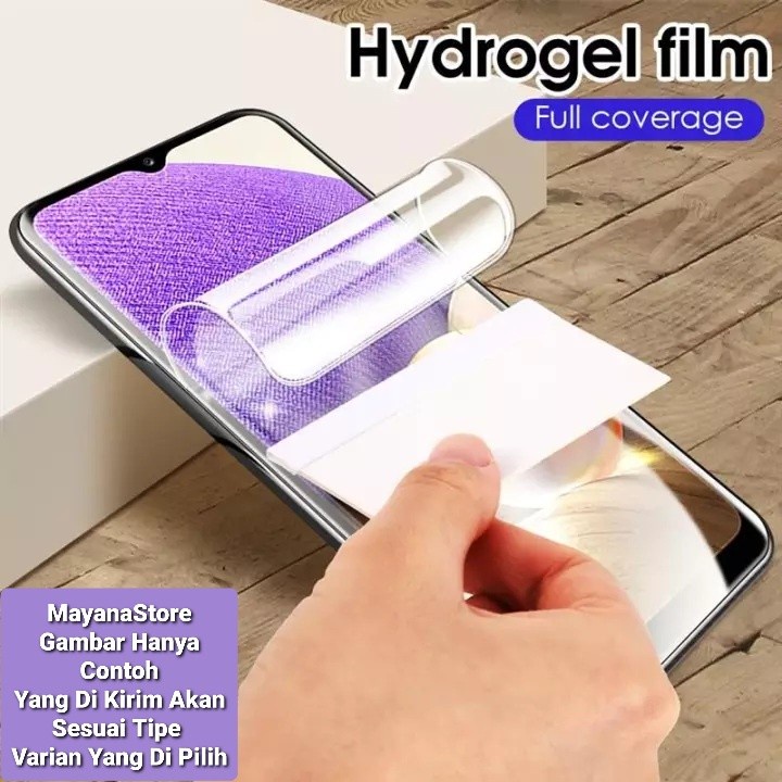 VIVO V27 5G V27E Y1S Y91 Y93 Y95 Y91C  Y75 5G T1 PRO 5G Y21A 2 in 1 ANTI GORES HYDROGEL FULLSET CLEAR BENING DEPAN DAN BELAKANG ATAU FULL BODY SCREEN GUARD JELL DAN PELINDUNG BELAKANG ANTI JAMUR