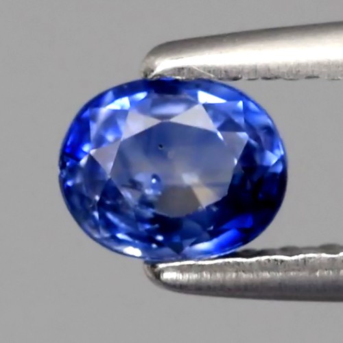 Certified Oval 0.49ct 3.8x4.7mm Natural Heated Only Royal Blue Sapphire, Madagaskar SH050