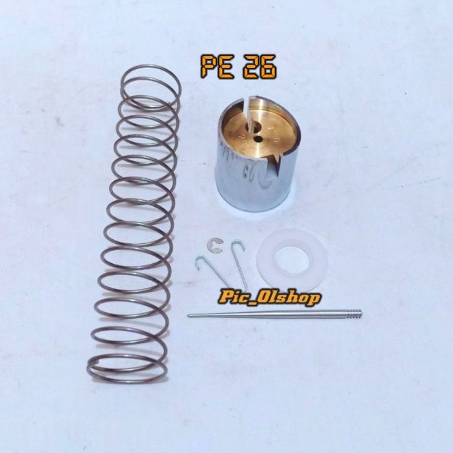 Skep Karbu PE Kuningan Tersedia PE 24 26 28 Piston Karburator Anti Baret-PE 26 Kuningan