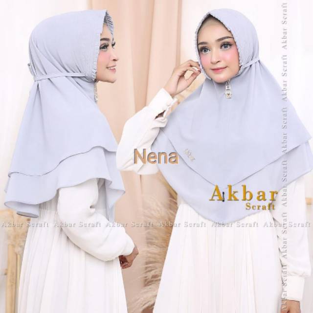 Hijab khimar nena by akbar ori termurah