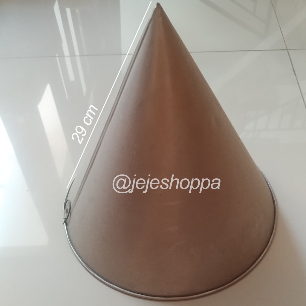Loyang Cetakan Adonan Kue bahan Aluminium bentuk Kerucut