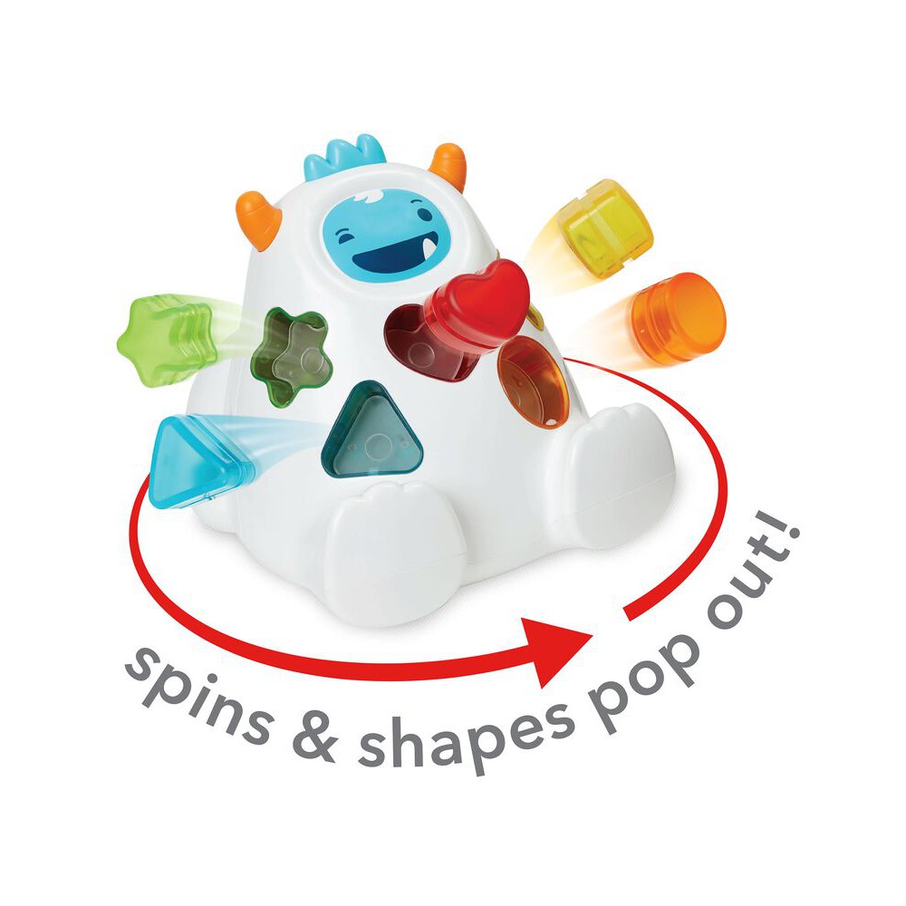 Skip Hop Sort and Spin Yeti Interactive Shape Sorter Original - Mainan Bayi 305411