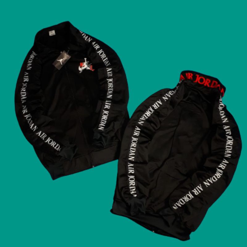 jaket nike air jordan full tag tracktop pria wanita terbaru terlaris bisa cod outerwear atasan