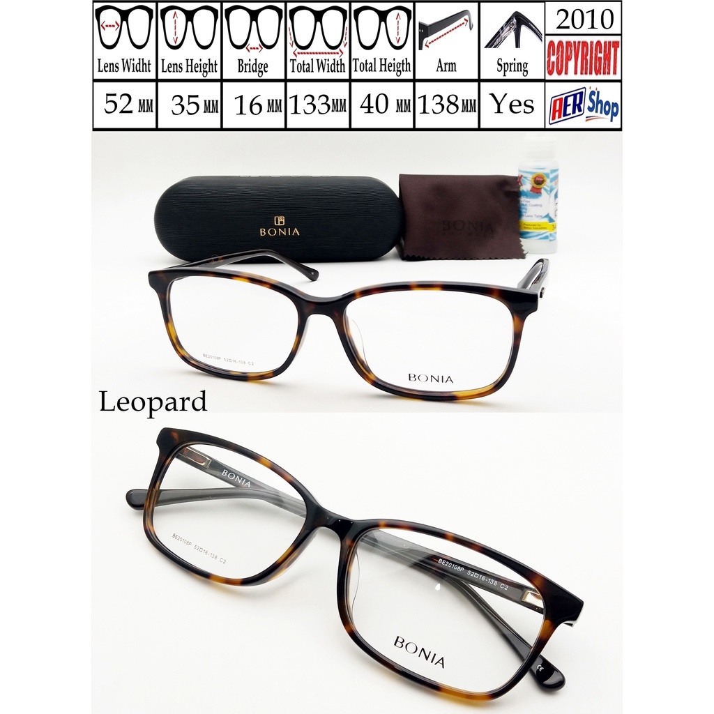 kacamata BONIA ORIGINAL CRYSTALS FROM SWAROVSKI frame minus bonia