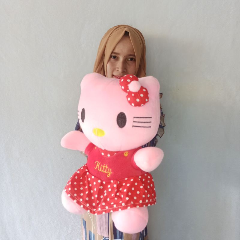 boneka hello Kitty Polkadot TANGGUNG